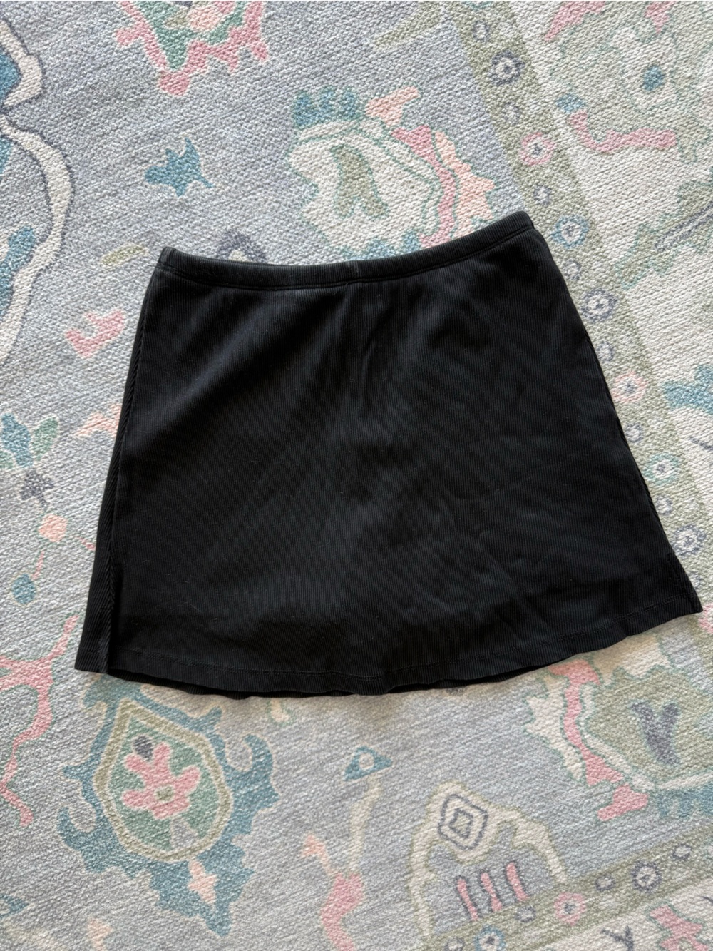 Olivaceous Black Mini Skirt